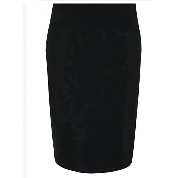 Diane Von Furstenberg Women's Black Viscose/Poly/Spandex Knit Marta Pencil Knee - Picture 1 of 6